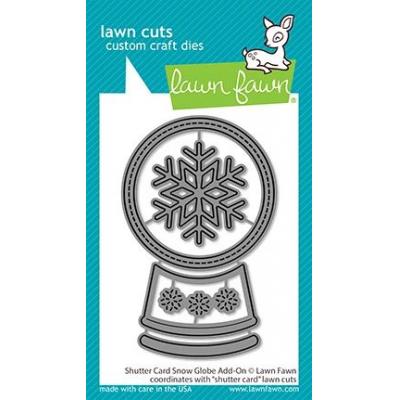 Lawn Fawn Lawn Cuts - Shutter Card Snow Globe Add-On